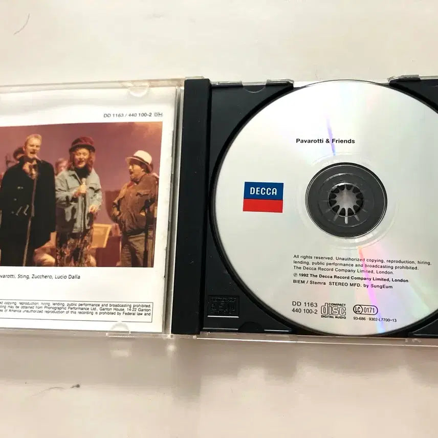 [BUNJANG] Pavarotti &amp; Friends Live Concert CD / 루치아노 파바로티와 친구들 공연 cd