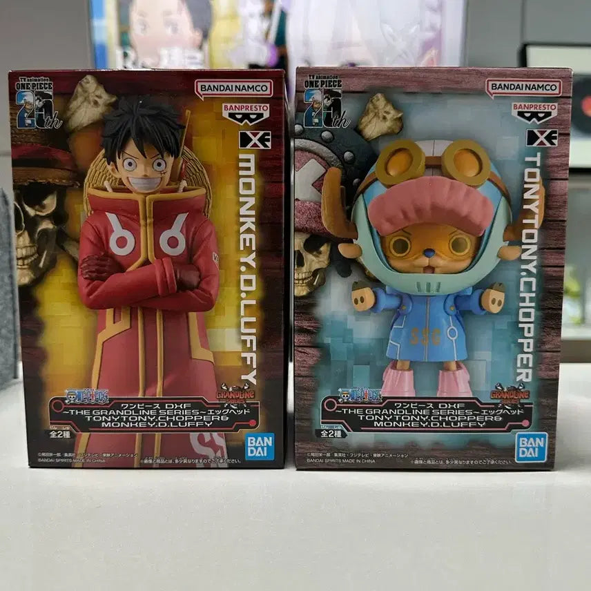 [BUNJANG] One Piece Egghead Luffy &amp; Chopper Figure Set (Sealed) / (미개봉) 원피스 에그헤드 루피&amp;쵸파 피규어 세트