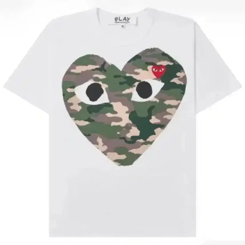 [SOLD OUT] 플레이 꼼데가르송 카모 반팔티 S M L XL