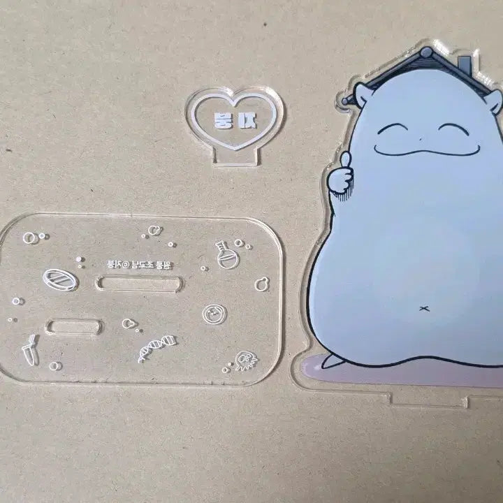 [BUNJANG] Wonroom Jogyo Nim Jibung Nim Acrylic Stand / 원룸조교님 지붕님 아크릴 스탠드