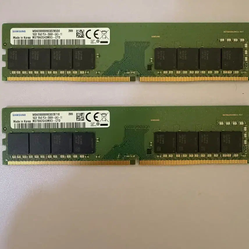 [BUNJANG] Samsung DDR4 32GB (16GB x 2) RAM / 삼성 DDR4 32gb (16gb x 2)입니다.