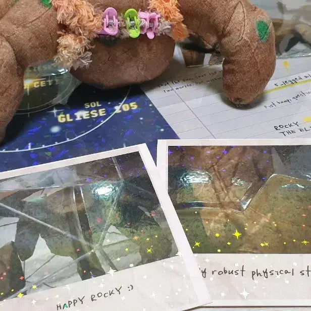 [BUNJANG] Project Hail Mary Loki Observation Log Poster &amp; Polaroid + Handmade Doll / 프로젝트 헤일메리 로키 관찰 일지(로키만 포스터 폴라) + 인형(수가공)