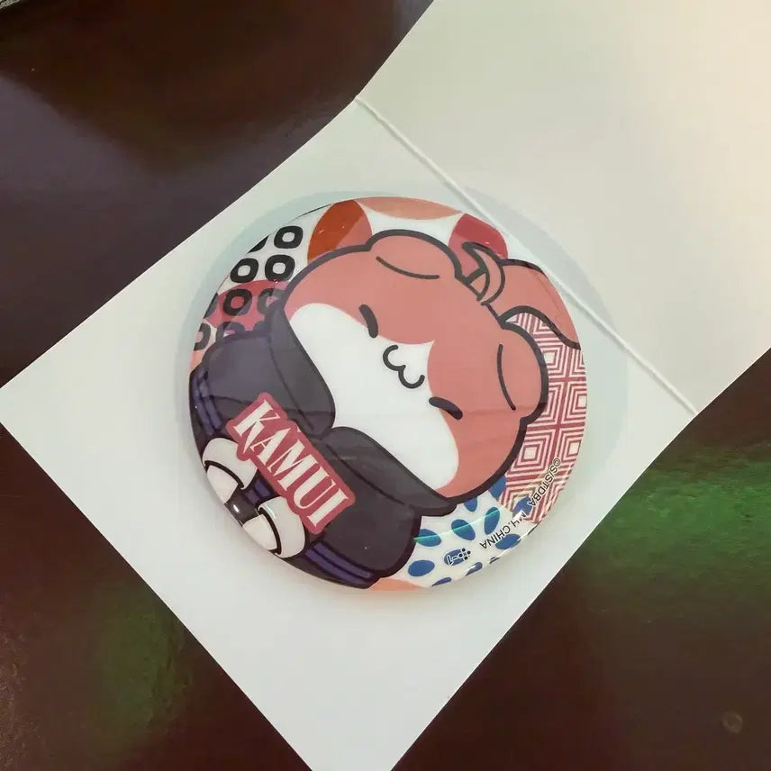 [BUNJANG] Gintama Kamui Mega Cat Can Badge / 은혼 카무이 메가캣 캔뱃지
