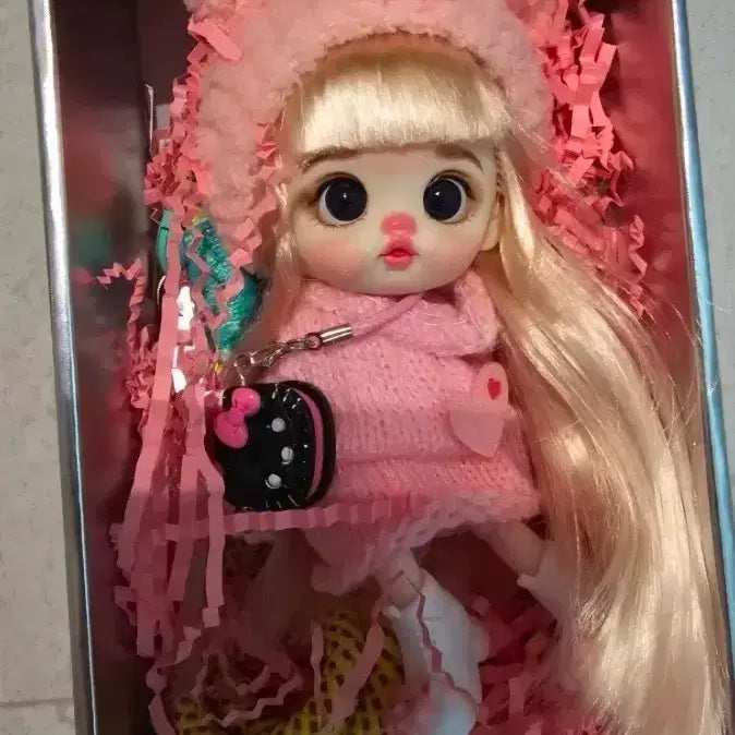 [BUNJANG] Luo Lifen Pig Hat Jointed Doll / 중국 돼지모자 관절인형