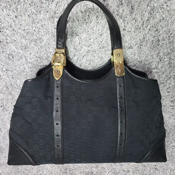 [SOLD OUT] 구찌 GG 자가드 레더 스티치 빅숄더백