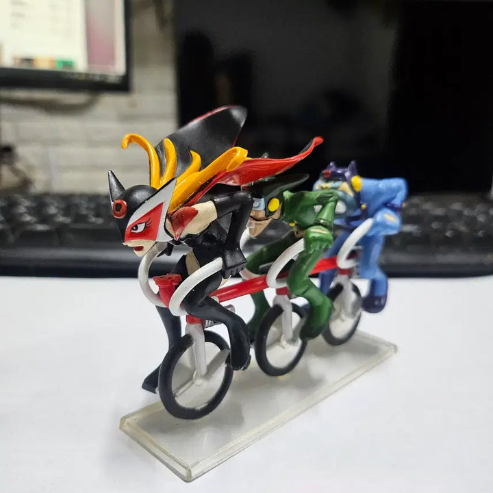 [BUNJANG] Unifive Yatterman Doronjo Crew Tricycle Figure Regular Version / [유니파이브] 얏타맨 도론조일당 삼륜자전거 피규어 일반 버전