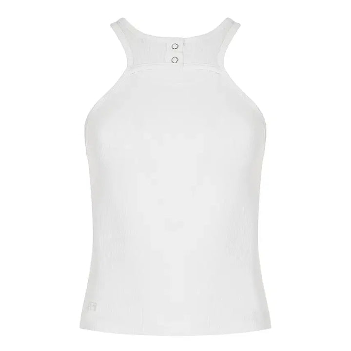 [BUNJANG] Bohemian Seoul Ribbed Slit Tank Top Ivory / 보헤미안서울 리브드 슬릿 탱크 탑 아이보리 보헴서