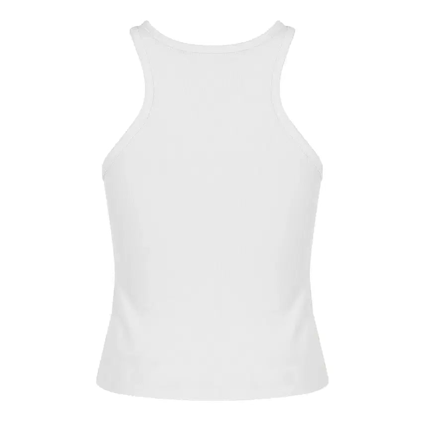 [BUNJANG] Bohemian Seoul Ribbed Slit Tank Top Ivory / 보헤미안서울 리브드 슬릿 탱크 탑 아이보리 보헴서