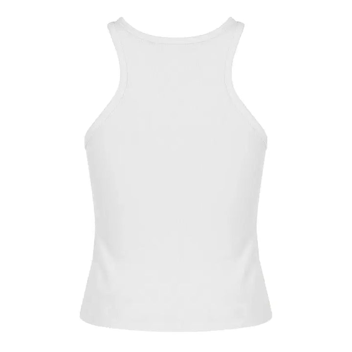 [BUNJANG] Bohemian Seoul Ribbed Slit Tank Top Ivory / 보헤미안서울 리브드 슬릿 탱크 탑 아이보리 보헴서