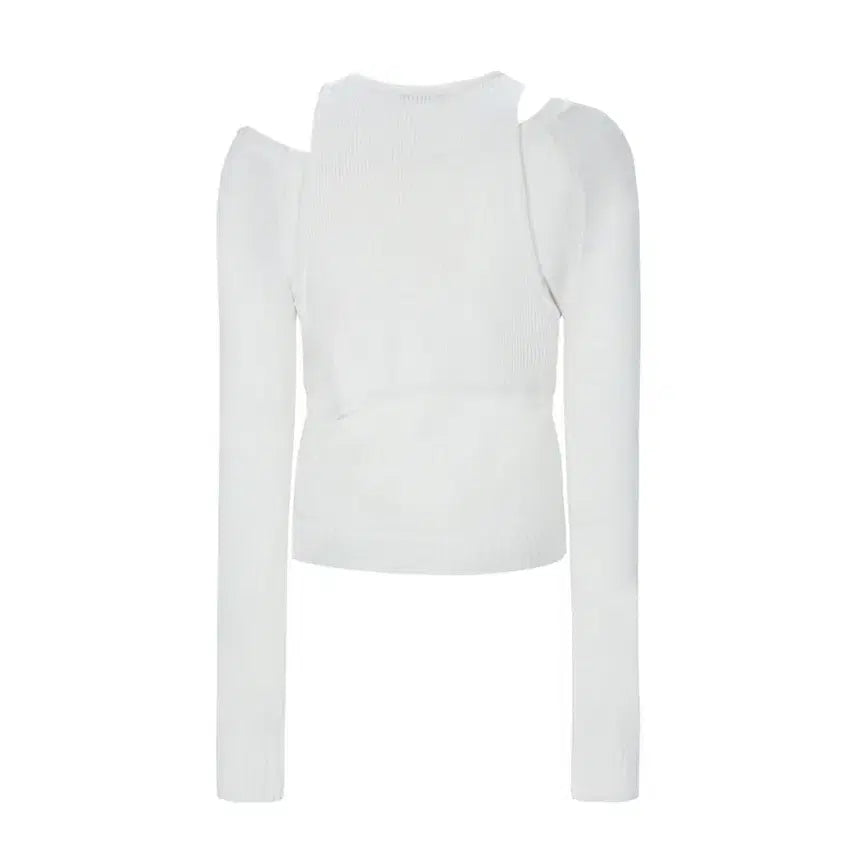 [BUNJANG] Bohemian Seoul Layered Knit Ivory / 보헤미안서울 탱크 레이어드 니트 아이보리 보헴서