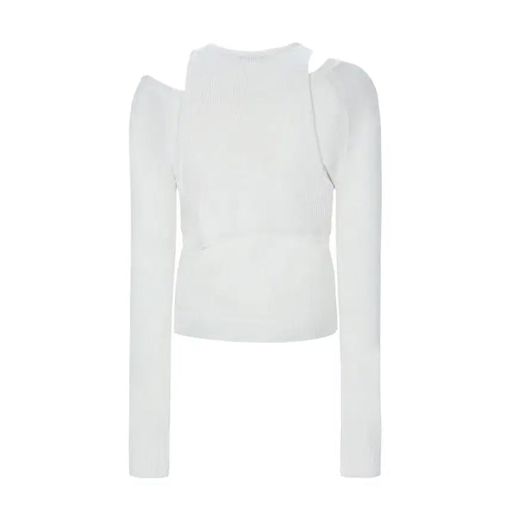 [BUNJANG] Bohemian Seoul Layered Knit Ivory / 보헤미안서울 탱크 레이어드 니트 아이보리 보헴서