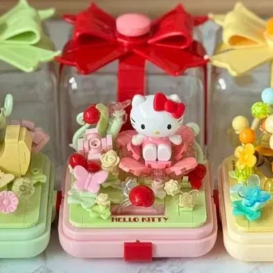 [BUNJANG] Sanrio Gift Box Ring Box Gacha Figures Set / 산리오 선물상자 링박스 피규어 가챠