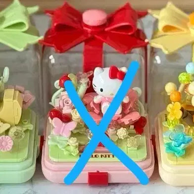 [BUNJANG] Sanrio Gift Box Ring Box Gacha Figures Set / 산리오 선물상자 링박스 피규어 가챠