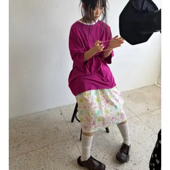 [BUNJANG] Chopiess Butterfly Skirt / 초피쓰 나비 스커트