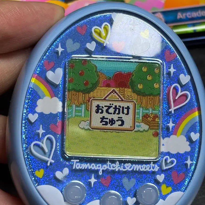 [BUNJANG] Tamagotchi Meets Merhen Blue Aldama + Case / 다마고치 미츠 메르헨 블루 알다마 +케이스