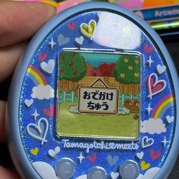 [BUNJANG] Tamagotchi Meets Merhen Blue Aldama + Case / 다마고치 미츠 메르헨 블루 알다마 +케이스