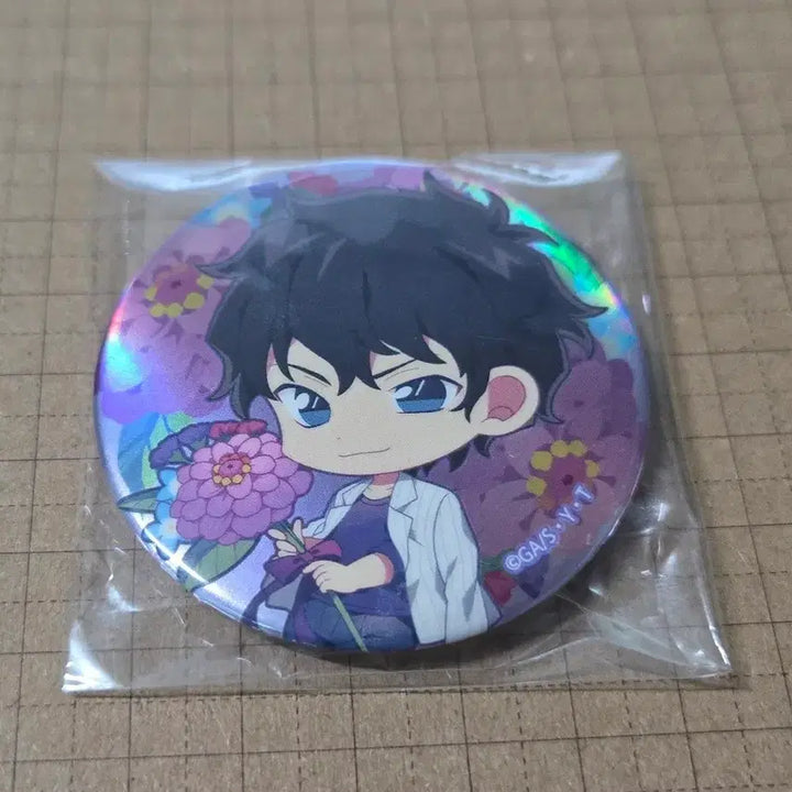 [BUNJANG] Detective Conan Matsuda Jinpei Flower For You Ver. Hologram Can Badge / 마츠다 진페이 캔뱃지 special.ver