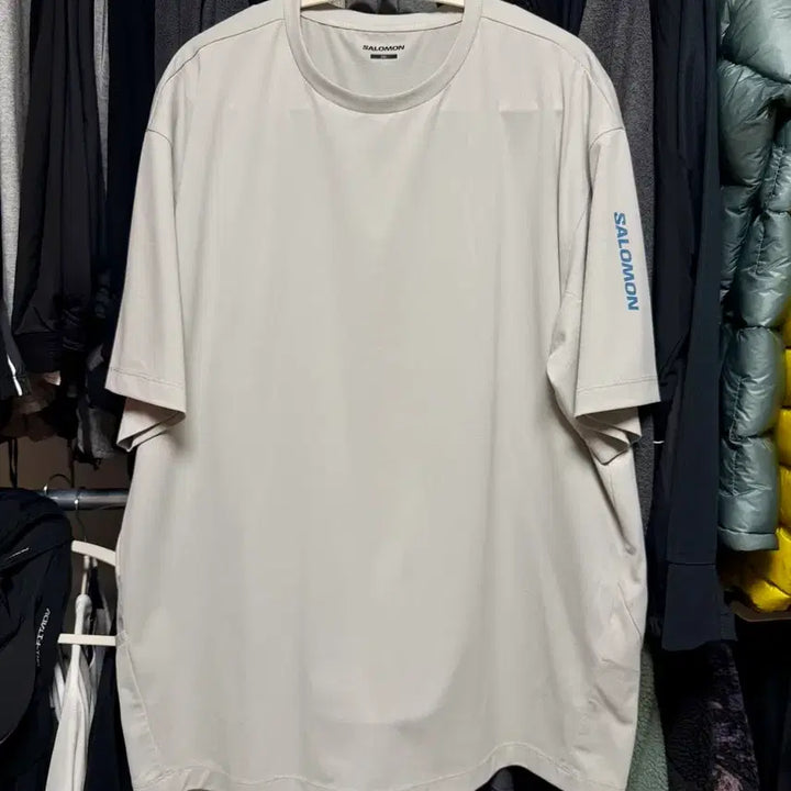 [BUNJANG] Salomon Dynamic Circle T-shirt Light Grey LC2862600 / 살로몬 다이나믹 서클 티셔츠 LC2862600 (2XL)