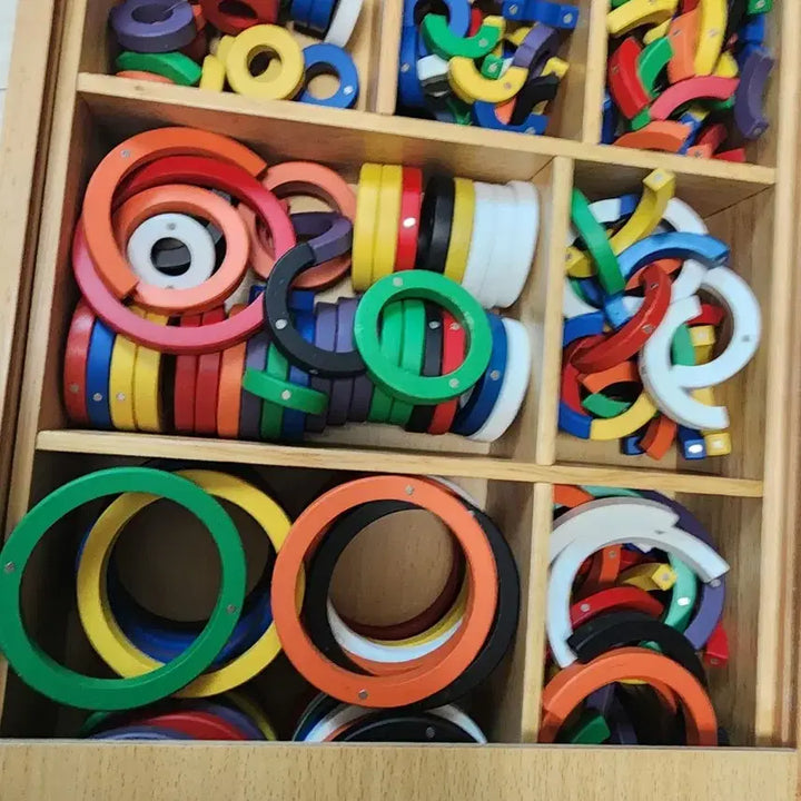 [BUNJANG] Orda GABE Educational Toy Set and Block Set / 오르다 가베 교구 세트 및 블럭 세트
