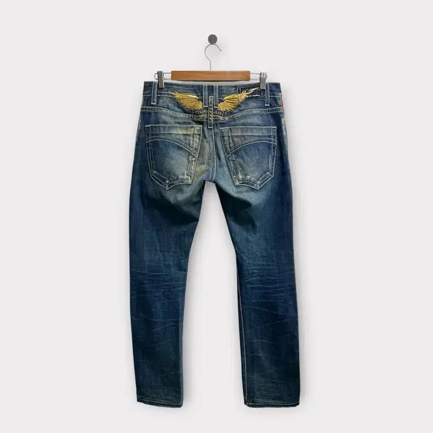 [BUNJANG] Robins Jean Y2K Vintage Wings Denim Jeans - 30 Inch / 로빈스진 Y2K 빈티지 날개 데님 청바지-30인치