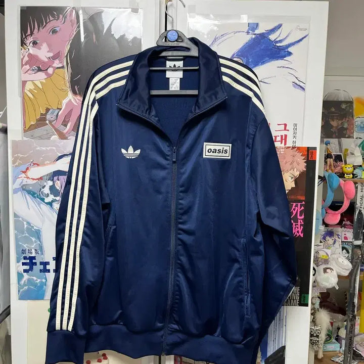 [BUNJANG] Adidas Oasis Track Top Jersey Navy XL / 아디다스 오아시스 트랙탑 져지 네이비 xl팝니다
