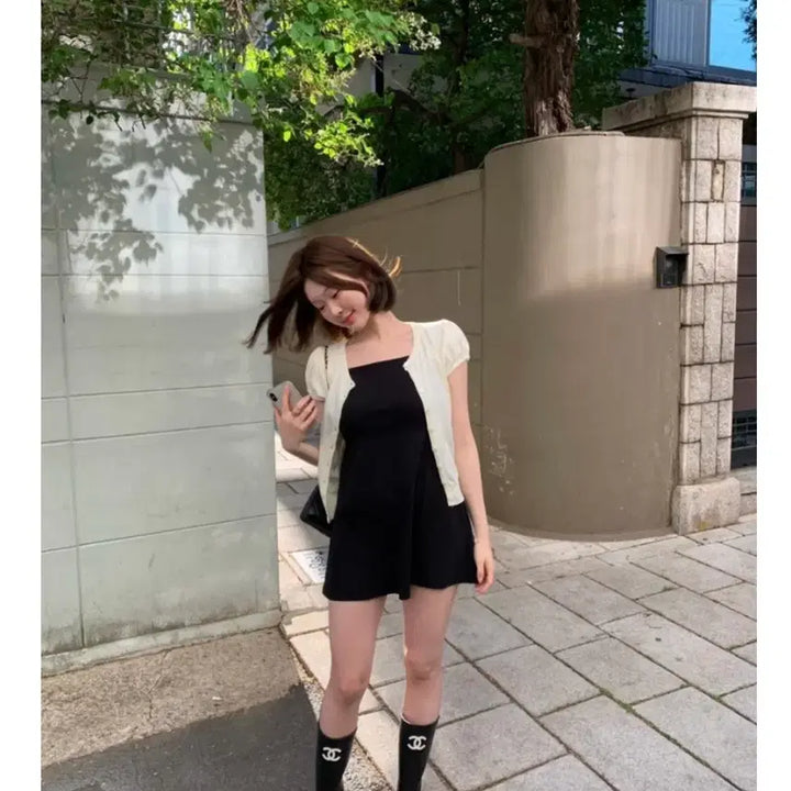 [SOLD OUT] 소버샵 레몬 퍼프 니트