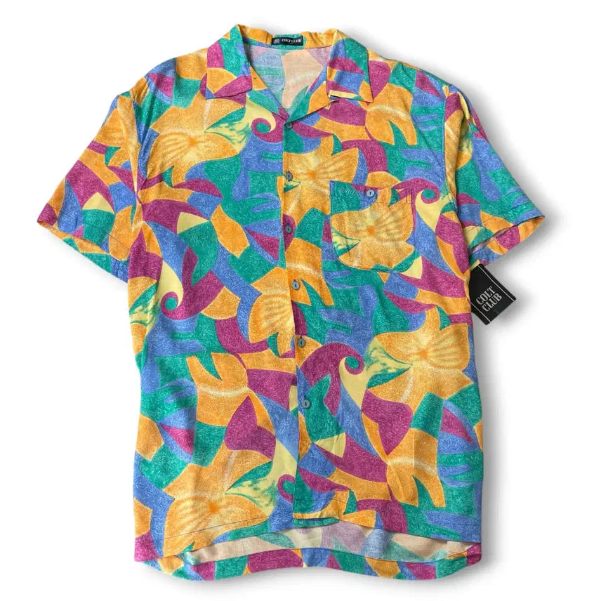 [BUNJANG] Colt Club Open Collar Hawaiian Shirt / (100)콜트 클럽 오픈 카라 하와이안 셔츠