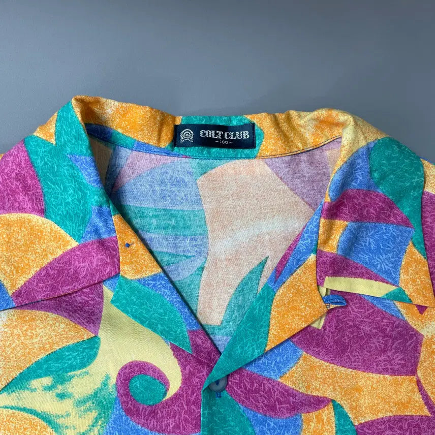 [BUNJANG] Colt Club Open Collar Hawaiian Shirt / (100)콜트 클럽 오픈 카라 하와이안 셔츠