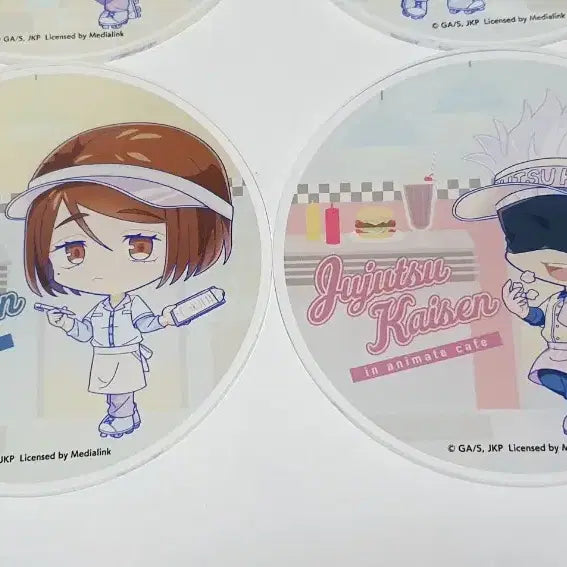 [BUNJANG] Jujutsu Kaisen Collaboration Cafe Acrylic Coaster Bundle Set / 주술회전 애니메이트 카페 아크릴 코스터 특전 일괄