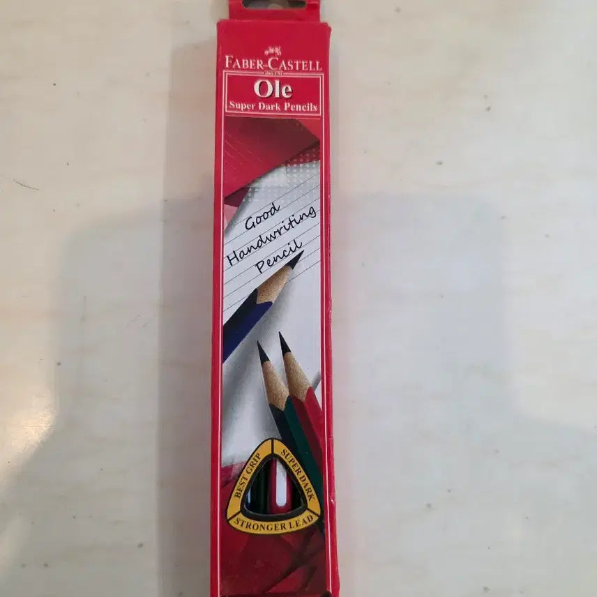 [BUNJANG] Faber-Castell Super Dark Pencils, Sharpener, and Eraser Set / FABER-CASTELL super dark pencils