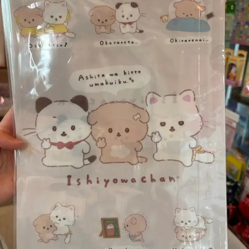 [BUNJANG] Ishiyowa-chan L-Folder / 이시요와짱 L자파일