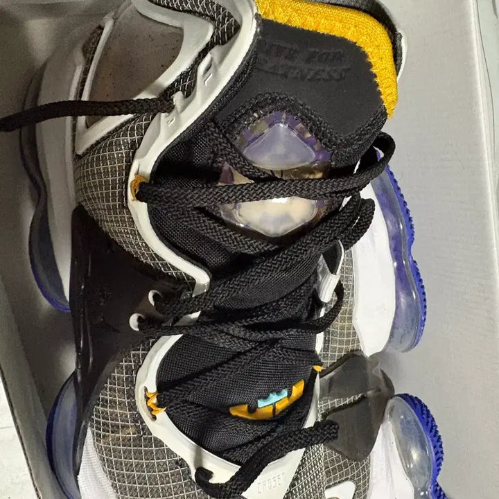 [BUNJANG] Nike LeBron 19 Black University Gold Basketball Shoes / 나이키 르브론 19 블랙 유니버시티골드