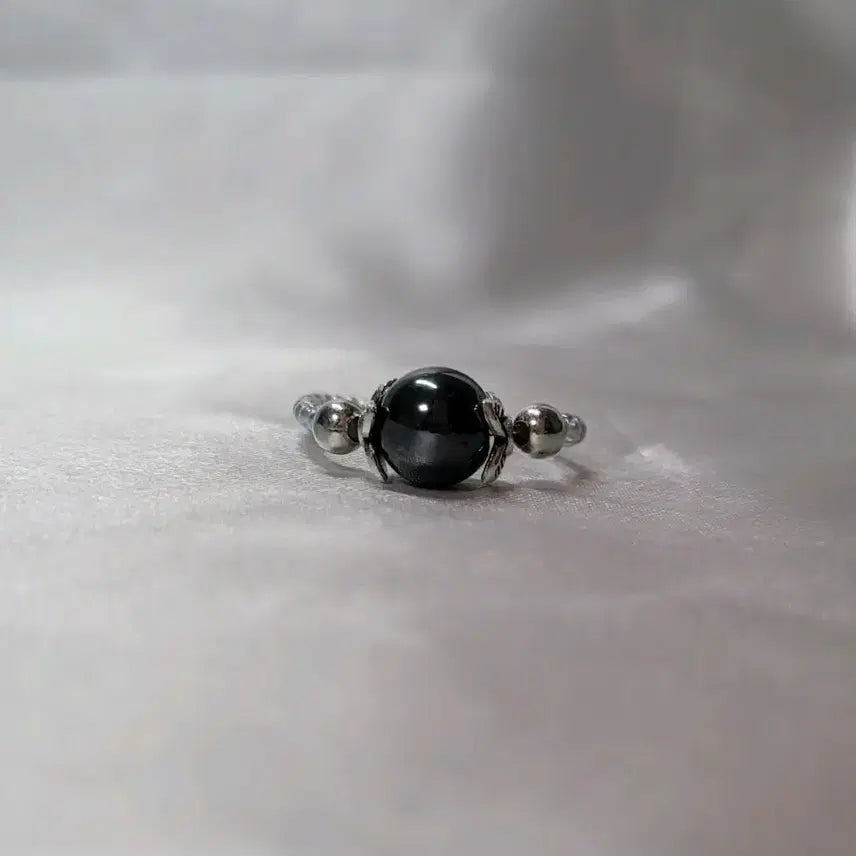 [BUNJANG] Hematite Gemstone Ring / 헤마타이트 원석 반지