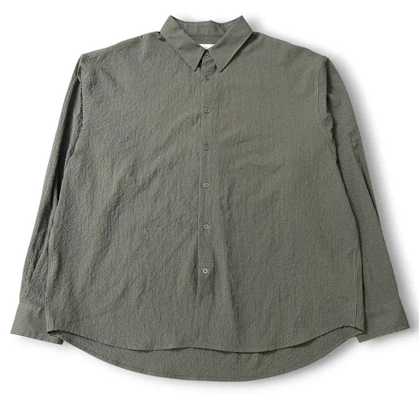 [BUNJANG] Deep House Khaki Kamil Shearling Shirt L / 디프 하우스 카키컬러 카미 시어커서 셔츠 L