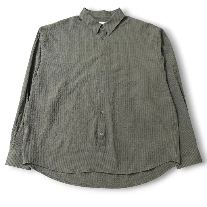 [BUNJANG] Deep House Khaki Kamil Shearling Shirt L / 디프 하우스 카키컬러 카미 시어커서 셔츠 L