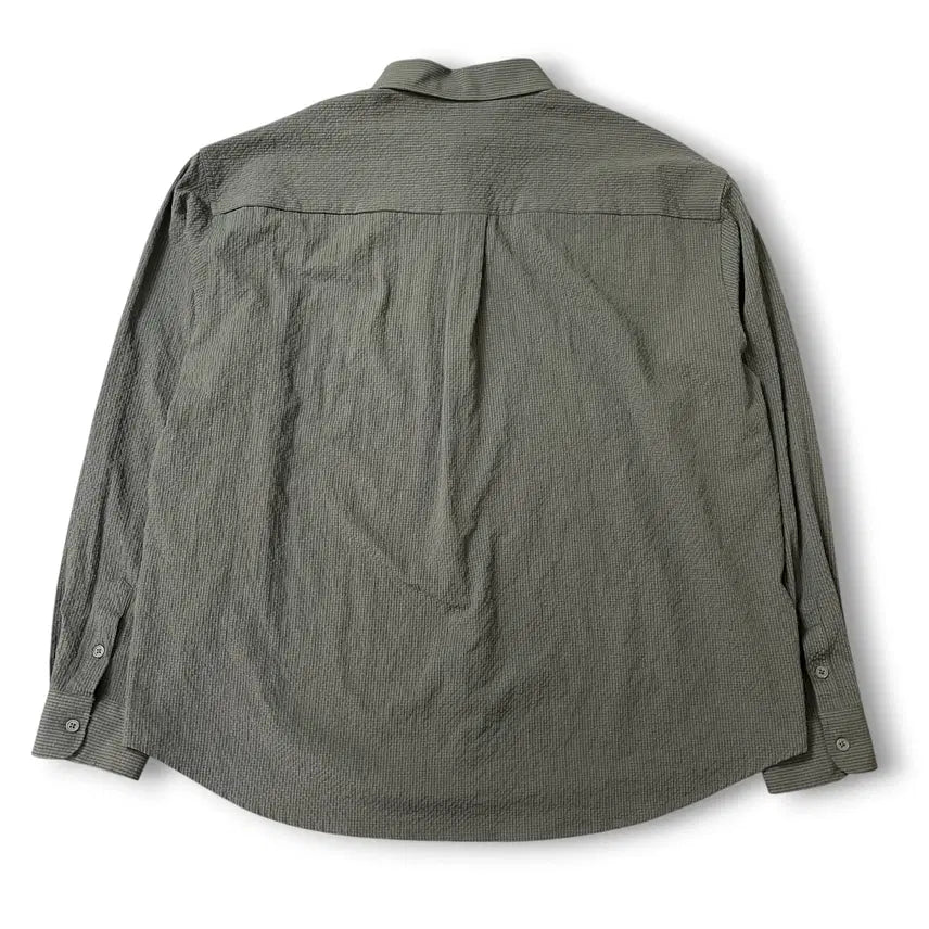 [BUNJANG] Deep House Khaki Kamil Shearling Shirt L / 디프 하우스 카키컬러 카미 시어커서 셔츠 L