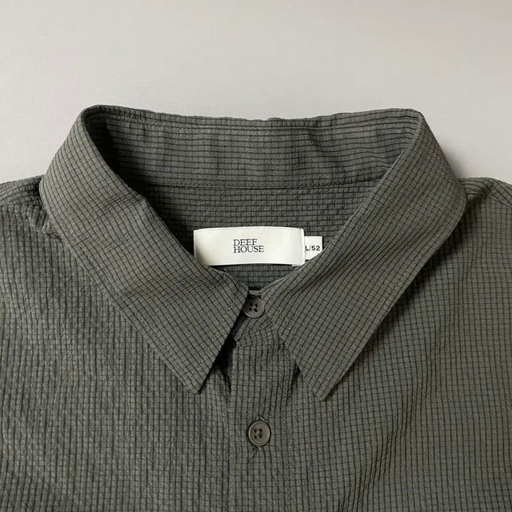 [BUNJANG] Deep House Khaki Kamil Shearling Shirt L / 디프 하우스 카키컬러 카미 시어커서 셔츠 L