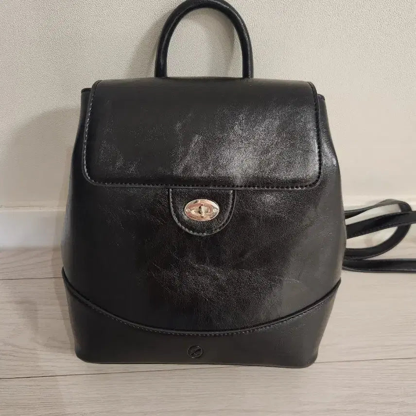 [BUNJANG] Leather Mini Backpack / 가죽 미니 백팩