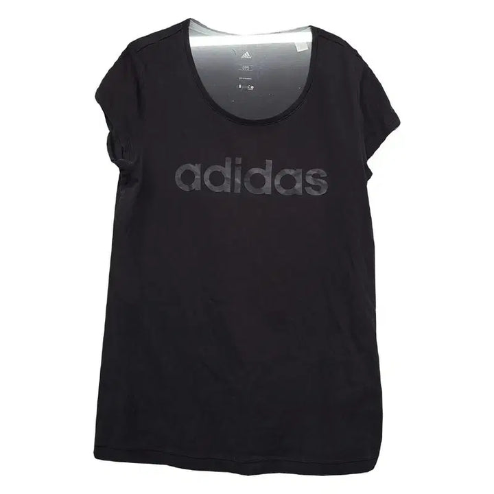 [BUNJANG] Adidas Printing Black Short Sleeve T-Shirt / 아디다스 프린팅 블랙 숏 반팔티 095