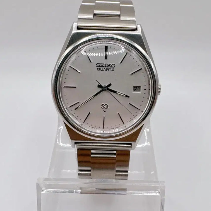 [BUNJANG] Vintage 1980s Seiko SQ Day-Date Quartz Watch / 1980s 빈티지 세이코 SQ 데이온리 쿼츠 손목시계