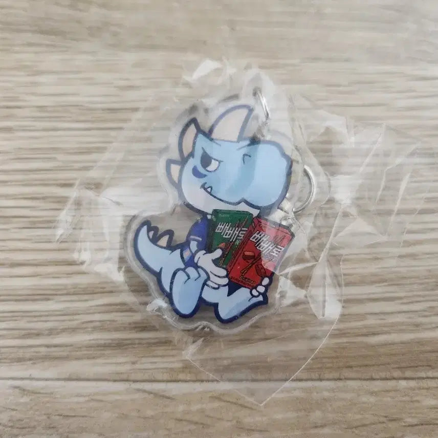 [BUNJANG] NC Dinos Mascot "Pepero Ver." Keychain / NC다이노스 마스코트 키링 판매합니다.(빼빼로ver)