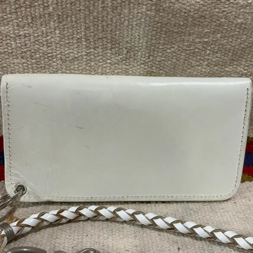 [BUNJANG] Vintage Real Leather Trucker Wallet Chain Set / 제패니즈 리얼레더 트러커월렛 체인 세트