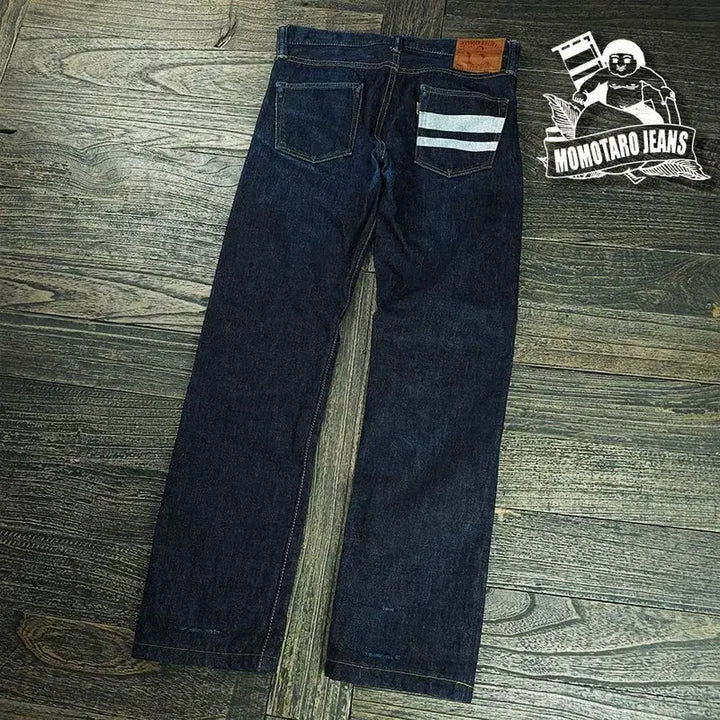 [BUNJANG] Momotaro Jeans 0705 Straight Selvedge Denim Pants / 모모타로 진스 재팬 0705 스트레이트 셀비지 데님 팬츠 P01806