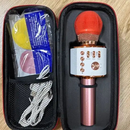 [BUNJANG] Portable Bluetooth Speaker Microphone Karaoke Microphone / 휴대용 마이크 블루투스 스피커 노래방 마이크