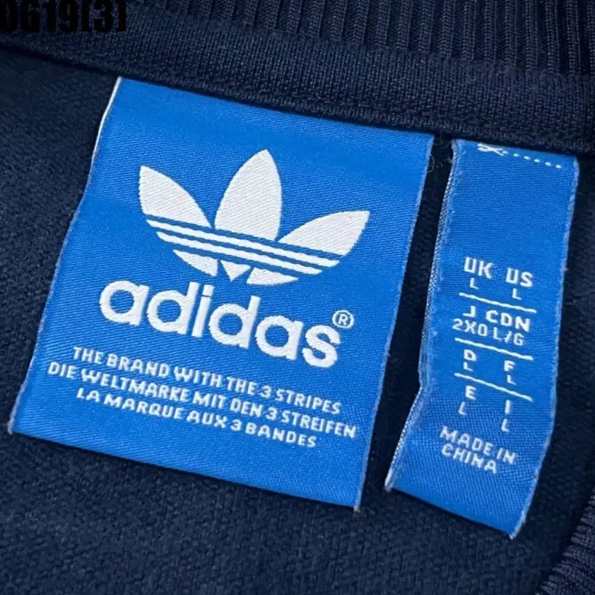 [BUNJANG] Adidas Navy Blouson Jumper L / 아디다스 블루종 점퍼 네이비l 0619