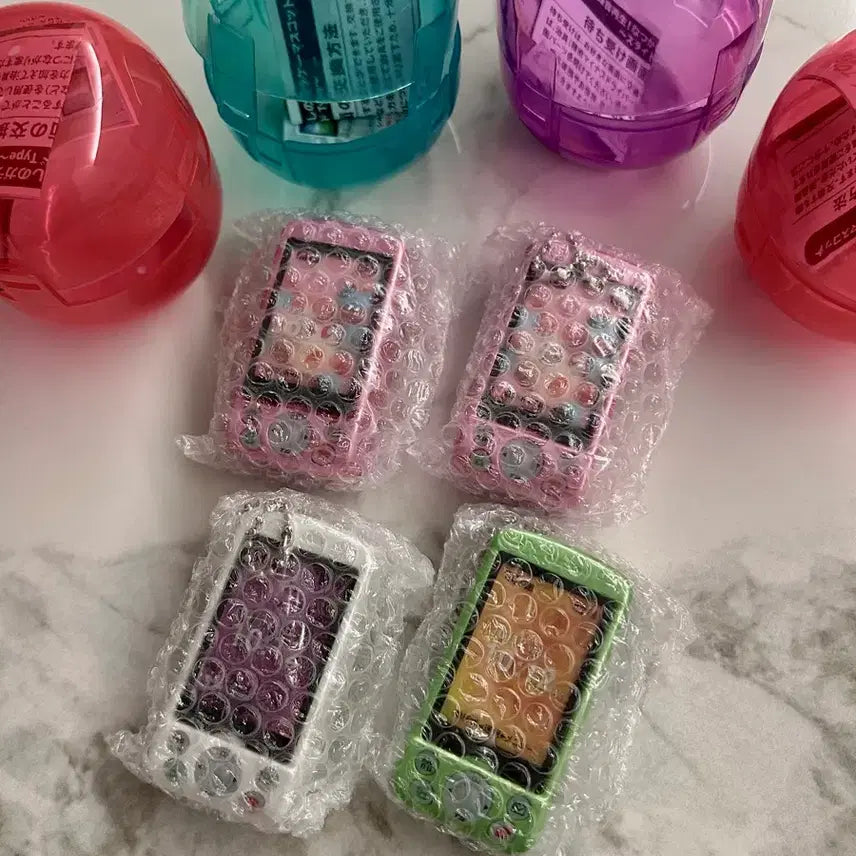 [BUNJANG] Toy Spirit Slide Phone Gacha (Sealed) / [미개봉 새상품] 토이스피릿 슬라이드폰 가챠 핑크 &amp; 화이트 &amp; 그린