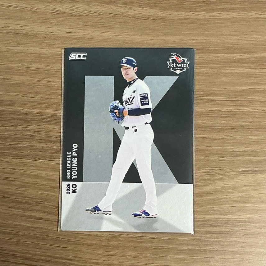 [BUNJANG] KT Wiz Ko Young-pyo 2026 KBO Baseball Card Alpha / 2026 KBO 카드 KT 위즈 고영표 알파벳