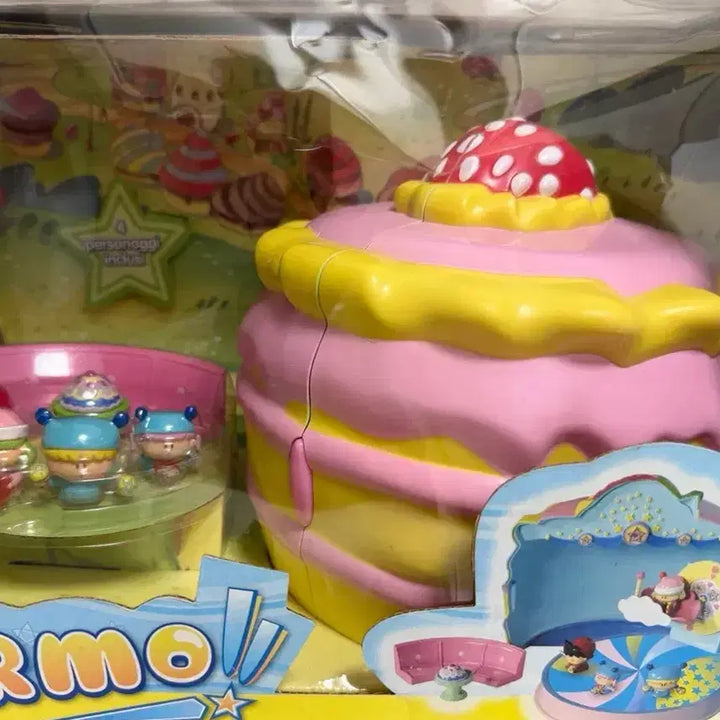 [BUNJANG] Rare Vintage Mellmo Pong Pong Pong Cake Toy / 레어 고전완구 미르모 퐁퐁퐁 케이크 장난감
