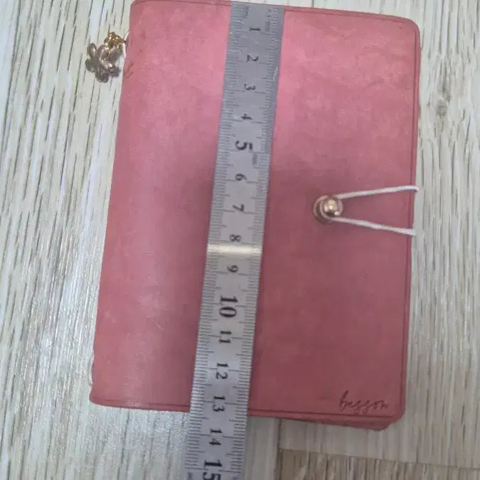 [BUNJANG] Pink Vintage Diary with Keyring Loop / 다이어리
