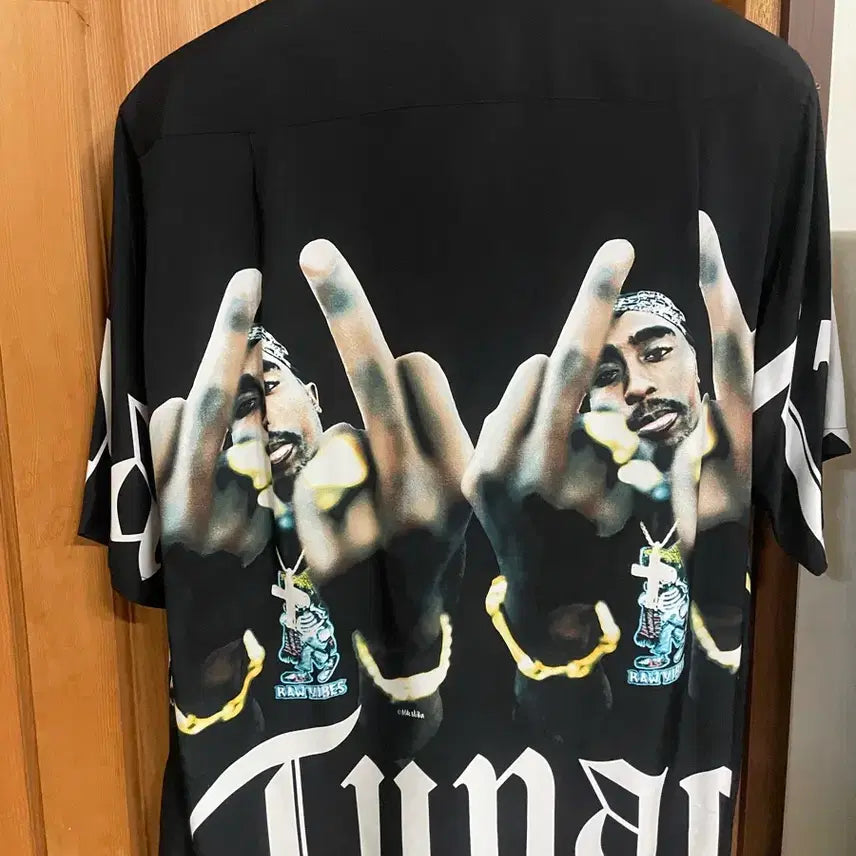 [BUNJANG] Wackomaria Tupac Off-Color Shirt L / 와코마리아 투팍 오프카라 셔츠 L